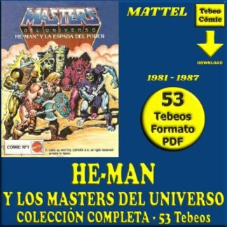 HE-MAN Y LOS MASTERS DEL UNIVERSO - 1981 - Colección Completa – 53 Tebeos En Formato PDF - Descarga Inmediata