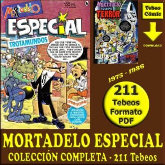 MORTADELO ESPECIAL – 1975 - Colección Completa – 211 Tebeos En Formato PDF - Descarga Inmediata