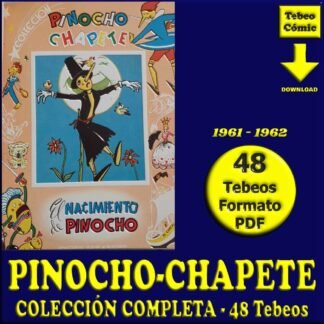 PINOCHO-CHAPETE - 1961 - Colección Completa – 48 Tebeos En Formato PDF - Descarga Inmediata