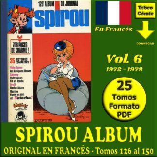 SPIROU ALBUM - Vol. 6 - Original En Francés – 1972 / 1978 - Colección De 25 Tomos En Formato PDF - Descarga Inmediata