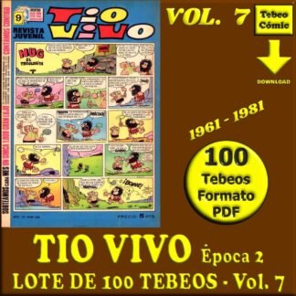 TIO VIVO - Vol. 7 - Época 2 - 1961 - Lote de 100 Tebeos En Formato PDF - Descarga Inmediata