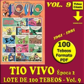 TIO VIVO - Vol. 9 - Época 2 - 1961 - Lote de 100 Tebeos En Formato PDF - Descarga Inmediata