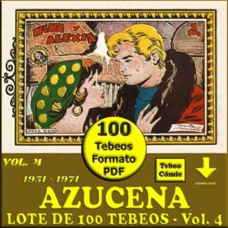 AZUCENA - Vol. 4 - 1951 - Lote de 100 Tebeos En Formato PDF - Descarga Inmediata