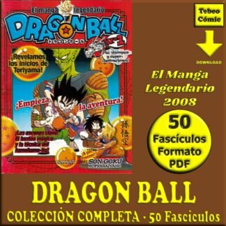 DRAGON BALL - El Manga Legendario - 2008 - Salvat - Colección Completa – 50 Fascículos En Formato PDF - Descarga Inmediata