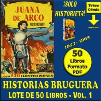 HISTORIAS BRUGUERA (Solo Historieta) - Vol. 1 - 1955 – Lote De 50 Libros En Formato PDF - Descarga Inmediata