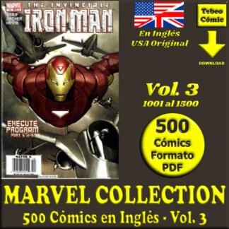 MARVEL COLLECTION - Vol. 3 – En Inglés – USA Original - 500 Cómics En Formato PDF - Descarga Inmediata