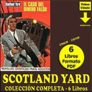 SCOTLAND YARD - 1969 - Colección Completa - 6 Libros En Formato PDF - Descarga Inmediata