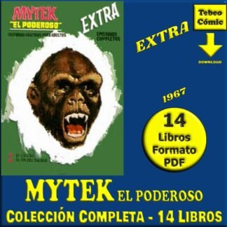 MYTEK EL PODEROSO - Extra – 1967 - Vértice - Colección Completa – 14 Libros En Formato PDF - Descarga Inmediata