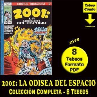 2001: LA ODISEA DEL ESPACIO – 1978 - Colección Completa – 8 Tebeos En Formato PDF - Descarga Inmediata