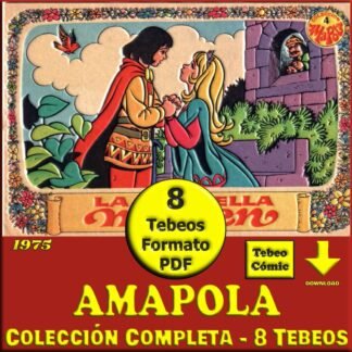 AMAPOLA – 1975 - Colección Completa – 8 Tebeos En Formato PDF - Descarga Inmediata