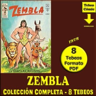 ZEMBLA – 1978 - Vértice - Colección Completa – 8 Tebeos En Formato PDF - Descarga Inmediata