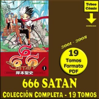 666 SATAN - 2001 - Colección Completa - 19 Tomos En Formato PDF - Descarga Inmediata