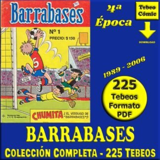 BARRABASES - 4ª Época – 1989 - Colección Completa – 225 Tebeos En Formato PDF - Descarga Inmediata