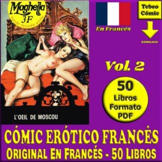 CÓMIC ERÓTICO FRANCÉS - Original En Francés - Vol. 2 - Lote de 50 Libros En Formato PDF - Descarga Inmediata