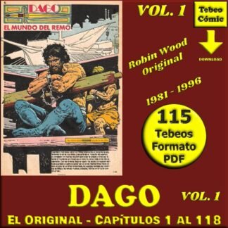 DAGO - Vol. 1 - El Original De Robin Wood - 1981 - Colección Completa - 115 Capítulos - 115 Tebeos En Formato PDF - Descarga Inmediata