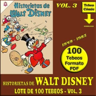 HISTORIETAS DE WALT DISNEY - Vol. 3 - 1949 - Novaro - Lote de 100 Tebeos En Formato PDF - Descarga Inmediata