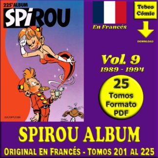 SPIROU ALBUM - Vol. 9 - Original En Francés – 1984 / 1989 - Colección De 25 Tomos En Formato PDF - Descarga Inmediata