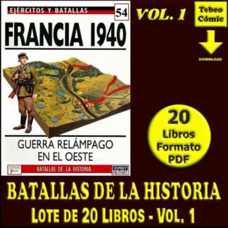 BATALLAS DE LA HISTORIA - Vol. 1 - Lote De 20 Libros En Formato PDF - Descarga Inmediata
