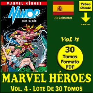 MARVEL HÉROES – Vol. 4 - Lote De 30 Tomos En Formato PDF - Descarga Inmediata