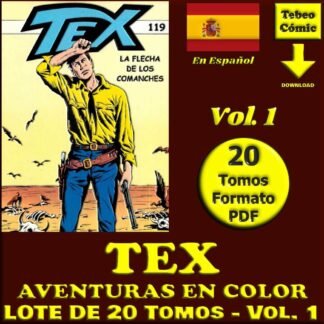 TEX - Aventuras En Color - Vol. 1 - En Español - Colección Inédita - Lote De 20 Tomos En Formato PDF - Descarga Inmediata