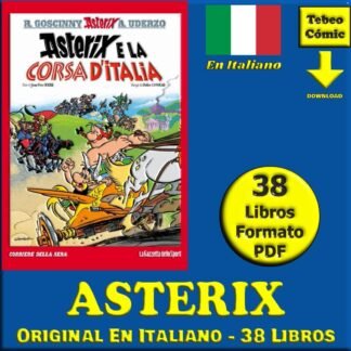 ASTERIX - En Italiano - 2019 - Colección Completa - 38 Libros En Formato PDF - Descarga Inmediata