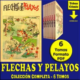 FLECHAS Y PELAYOS - 2000 - Colección Completa - 6 Tomos En Formato PDF - Descarga Inmediata