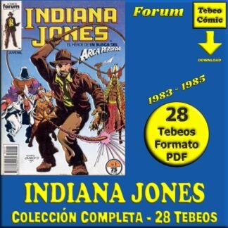 INDIANA JONES – 1983 - Forum - Colección Completa – 28 Tebeos En Formato PDF - Descarga Inmediata