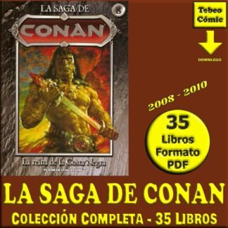 LA SAGA DE CONAN - 2008 - Colección Completa – 35 Libros En Formato PDF - Descarga Inmediata