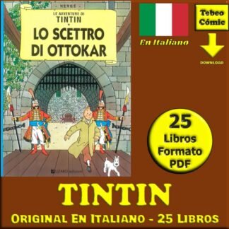 TINTIN - En Italiano - 1999 - Colección Completa - 25 Libros En Formato PDF - Descarga Inmediata