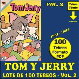 TOM Y JERRY - Vol. 2 - 1951 - Novaro - Lote de 100 Tebeos En Formato PDF - Descarga Inmediata