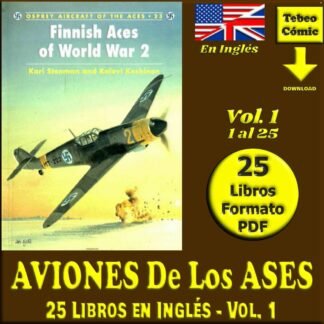 AVIONES DE LOS ASES - Vol. 1- En Inglés - Colección De 25 Libros En Formato PDF - Descarga Inmediata