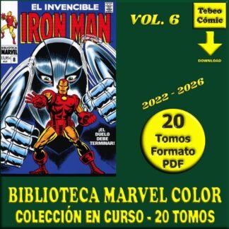 BIBLIOTECA MARVEL - En Color - Vol. 6 - 2022 - 20 Tomos En Formato PDF - Descarga Inmediata