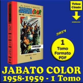 JABATO COLOR - 1958-1959 - 1 Tomo De 227 Páginas En Formato PDF - Descarga Inmediata