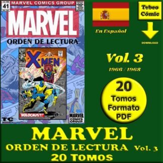 MARVEL - Orden De Lectura - En Español - Vol. 3 - 1966/1968 - Colección Exclusiva E Inédita - 20 Tomos En Formato PDF - Descarga Inmediata
