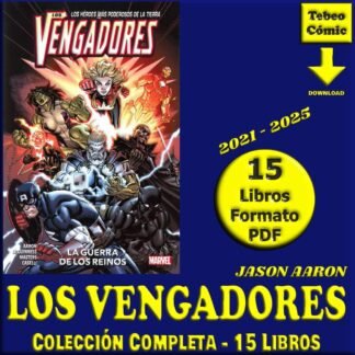 LOS VENGADORES De Jason Aaron - 2021 - Lote De 15 Libros En Formato PDF - Descarga Inmediata