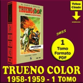 TRUENO COLOR - 1958-1959 - 1 Tomo De 464 Páginas En Formato PDF - Descarga Inmediata