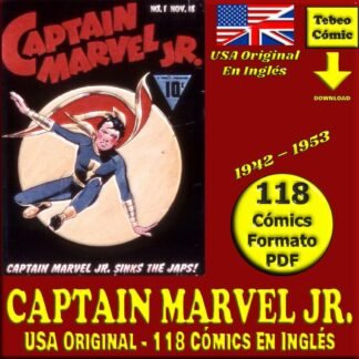 CAPTAIN MARVEL JR. - En Inglés - USA Original - 1942 / 1953 - Colección Completa - 118 Cómics En Formato PDF - Descarga Inmediata