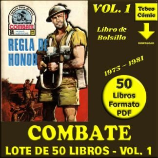 COMBATE - Libro De Bolsillo - Vol. 1 – 1975 - Lote De 50 Libros En Formato PDF - Descarga Inmediata
