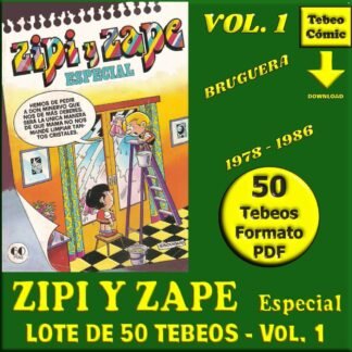 ZIPI Y ZAPE - Especial - Vol. 1 - 1978 - Lote de 50 Tebeos En Formato PDF - Descarga Inmediata