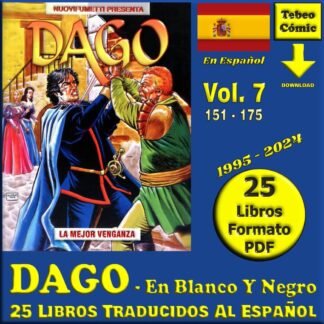 DAGO - De Robin Wood - Vol. 7 - En Blanco Y Negro - En Español – 1995 - Lote De 25 Libros En Formato PDF - Descarga Inmediata