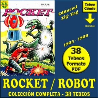 ROCKET / ROBOT - 1965 - Zig-Zag - Colecciones Completas – 38 Tebeos En Formato PDF - Descarga Inmediata